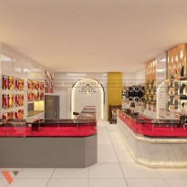 Tiệm vàng Vinh Hằng mang phong cách hiện đại đầy sang trọng